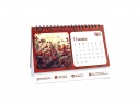 Calendar pentru birou personalizat cu imagini pentru fiecare luna