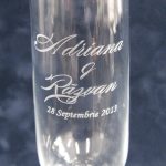 pahare gravate pentru miri