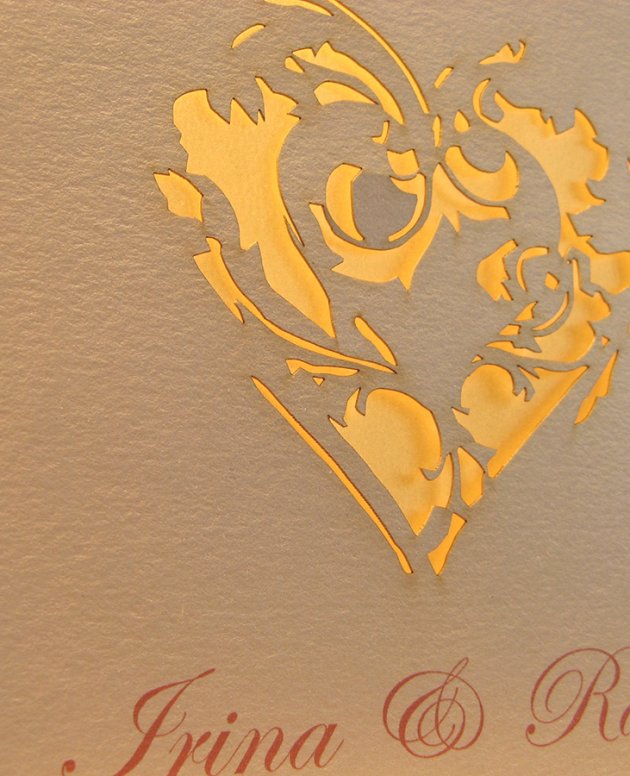 invitatie de nunta vintage