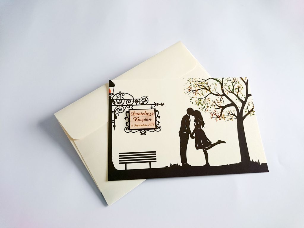 Invitatie nunta primul sarut