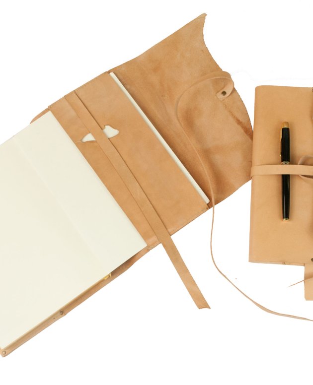 Agenda B5 handmade din piele naturala