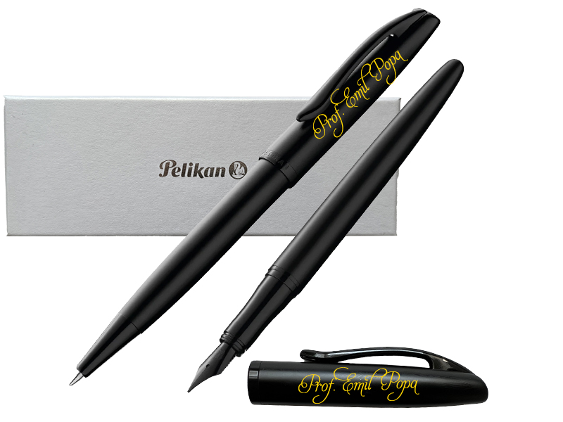 Set pix si stilou personalizat gravat laser
