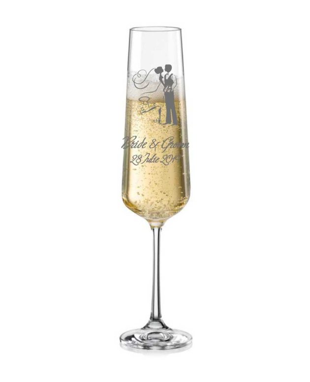 Pahare cristal bohemia personalizate pentru nunta