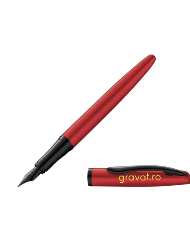 Stilou personalizat rosu