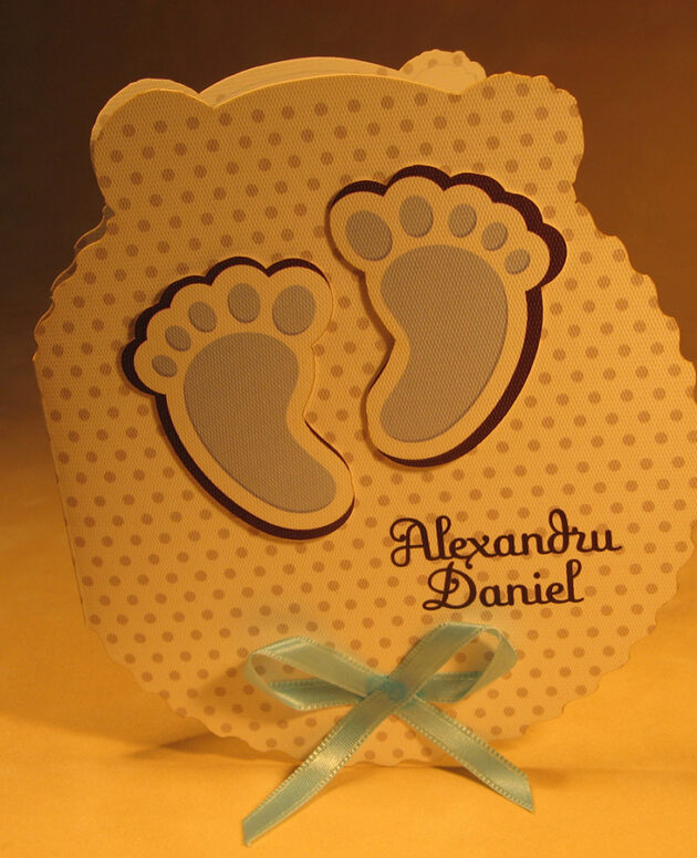 Invitatie botez model deosebit