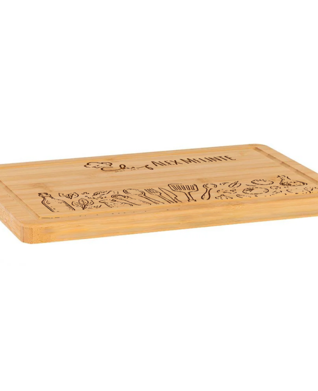 Tocator cadou personalizat din bambus