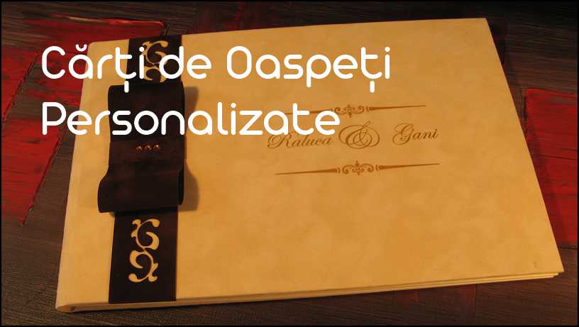 Carti de oaspeti personalizate